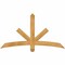 Ekena Millwork Alberta Rough Sawn Timber Gable Bracket, Western Red Cedar, 60"W x 32"H x 2"D x 4"F, 13/12 Pitch GBW060X32X0204ALB00RWR - alternate 1